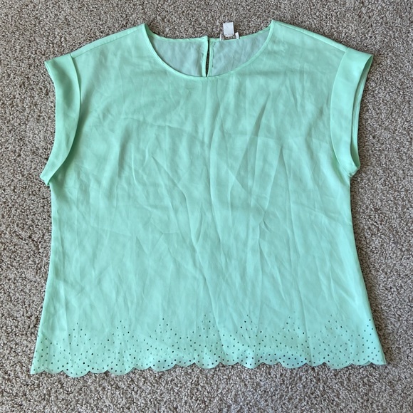 JCrew Mint Top - Picture 1 of 4